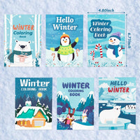 24Pcs Bible Coloring Books Religious Theme DIY Color-in Pages – Fun for Kids & Family - Winter - image 3