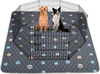 Aitmexcn Washable Puppy Dog Pee Pad, 100% Waterproof Whelping Training Mat for Puppy/Senior Dog, Fast Drying Reusable Puppy Pads for Indoor, Outdoor and Car Travel- 72'' x 72''- 1PC
