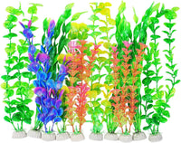 AQUANEAT Artificial Fish Tank Plants - Multi Color
