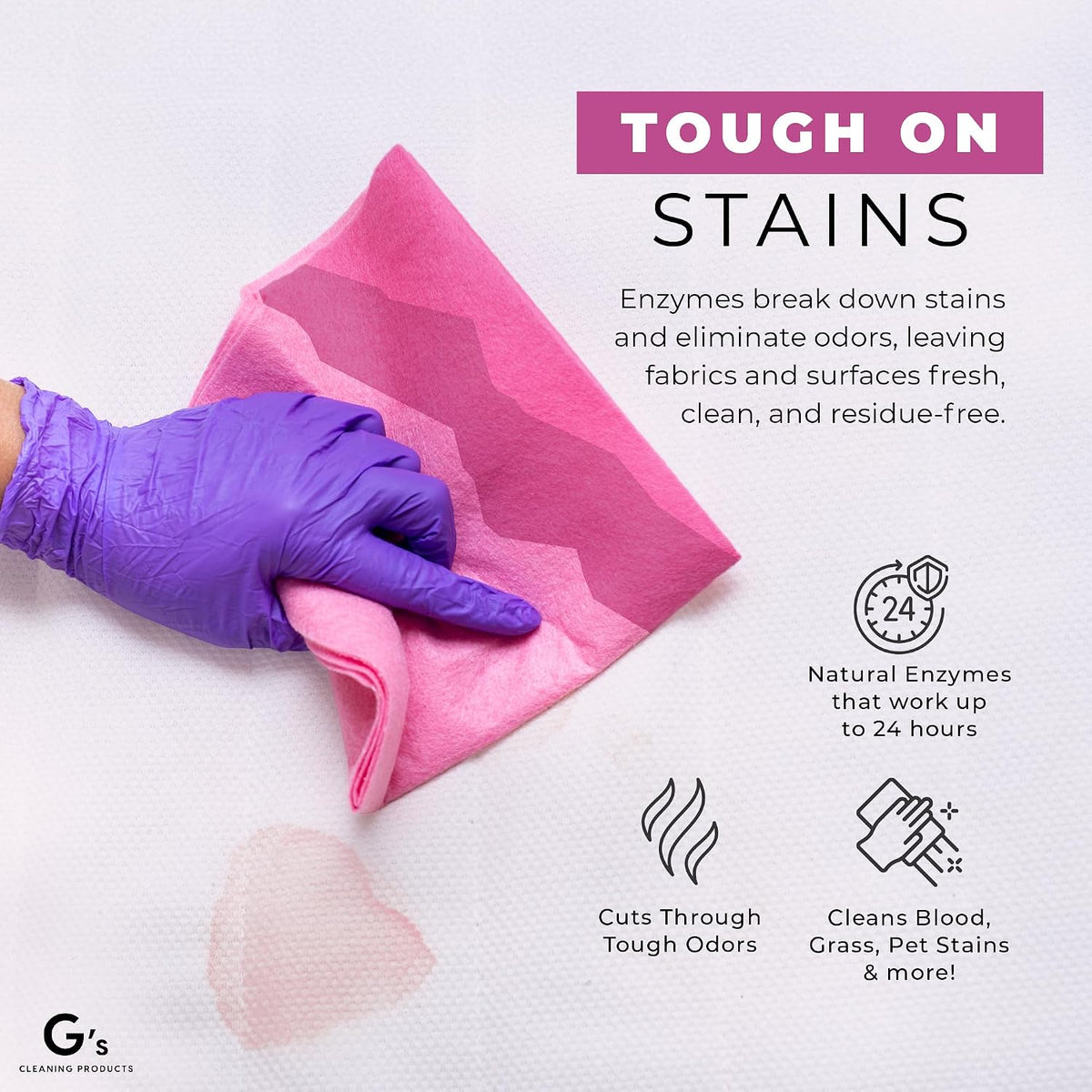 G's Cleaning Biodegradable Stain & Odor Remover Spray - image 3