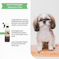 Best Shot UltraMAX Pro Finishing Spray, Ideal Detangler Spray for Pets, Hydrating and Soothing Pet Grooming Spray, for Dogs and Cats, 34 Oz.