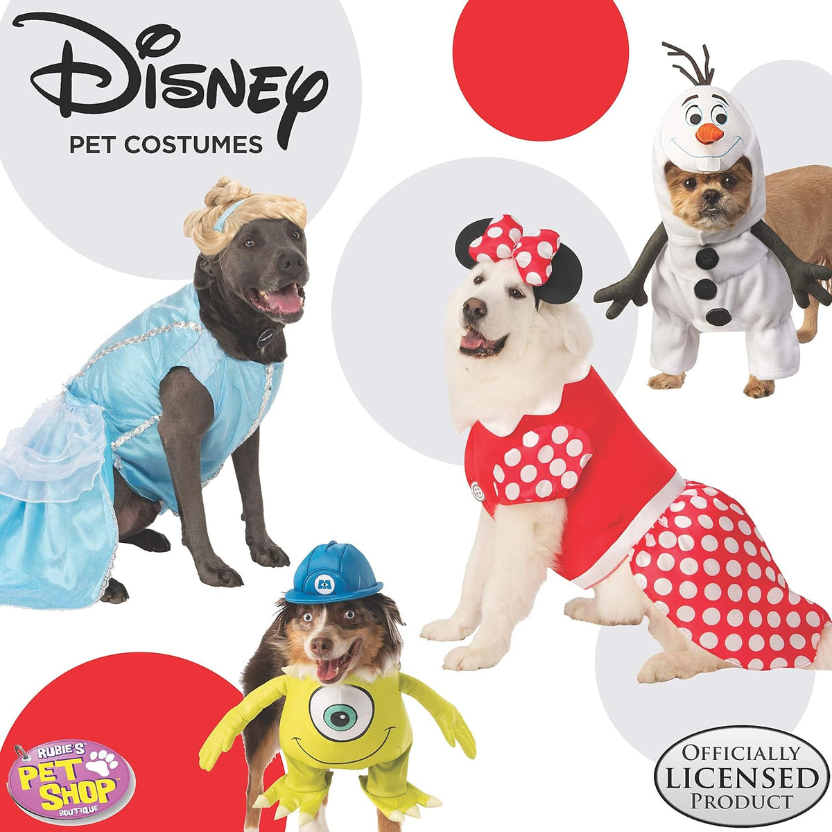 Rubies at Party City Disney Princesses: Snow White Pet Costume - Large (Pack of 2) / Ariel - image 3