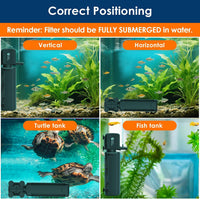 AquaMiracle Aquarium Filter with U, V Light & Filter Sponge - For Aquariums 60-150 Gal(SV-1000) - image 4