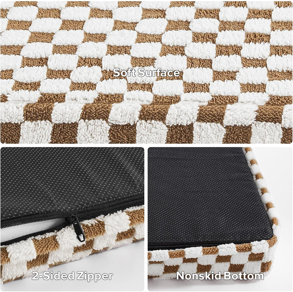 JOEJOY Dog Bed for Large Dogs - L (36x27) / Brown - image 4