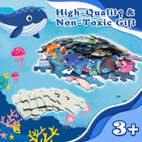 TALGIC Jumbo Floor Puzzle for Kids Ages 4-6 - Underwater - image 4