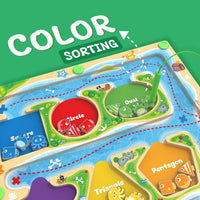 MTYOKILN Magnetic Color & Number Maze - Ocean - image 3