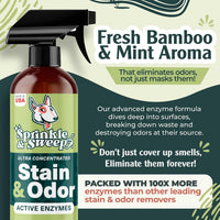 Sprinkle & Sweep: Pet Stain & Odor Enzyme Spray - 32 Fl Oz - image 4