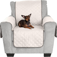 Furhaven Water-Resistant & Reversible Chair Cover Protector for Dogs - Chair / Gray/Mist - image 4