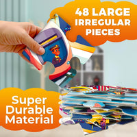 Giant Floor Puzzles for Kids Ages 4-6 - City Cars - image 3