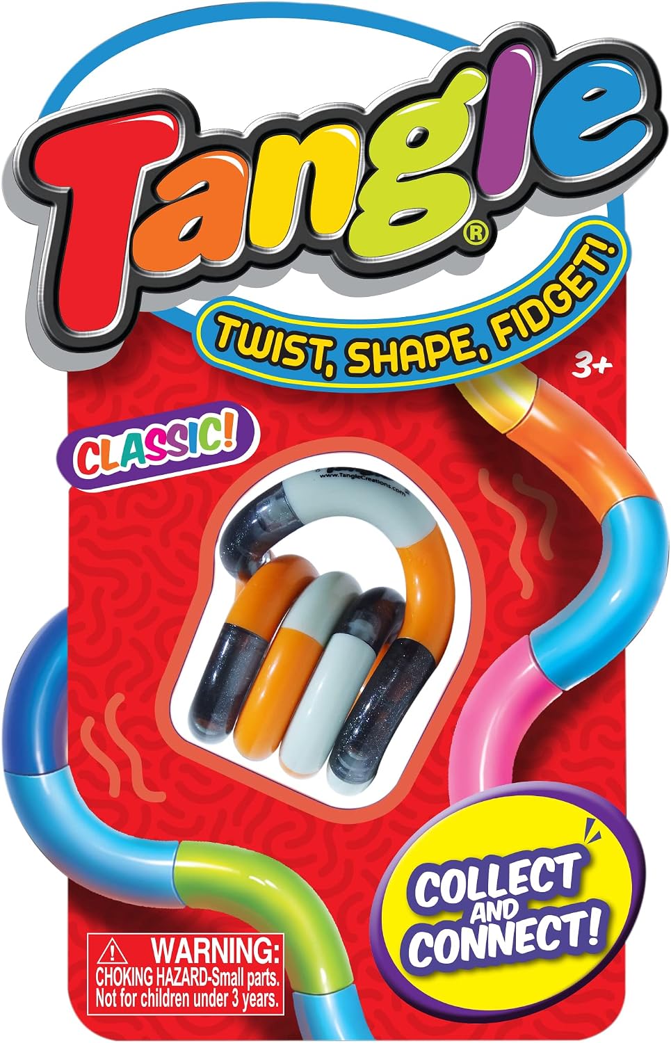 Tangle Jr. Classic Fidget Toy, Assorted – Fun for Kids & Family - image 2