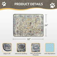 Washable Pee Pad for Dogs - Vintage / 24" x 32" (1 Pack) - image 3