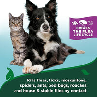 Vet’s Best Flea & Tick Home Spray for Cats – Plant-Based Flea and Tick Treatment with Cotton Spice Scent – Gentle Flea Mist for Indoor Use – Made in USA Natural Cat Flea Control – 32 oz