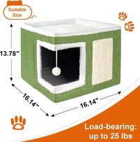 Loyareal Cat Houses for Indoor Cats - S / Green - image 3