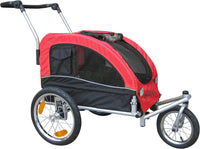 Booyah Medium Dog Stroller & Pet Bike Trailer with Suspension - image 2