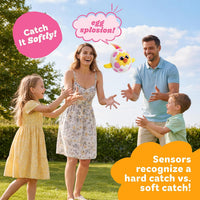 Move2Play, Egg Toss, Hilariously Wild Active Party Game for Kids - Egg Pink - image 2
