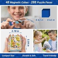 TOSY Picture Cube Enchanted Holiday 6-in-1 magnetic picture puzzle in frame - view 15