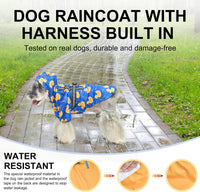 Dog Raincoats for Medium Dogs, Waterproof Rain Jacket with Hood – Essentials for Dogs - Duck Blue / XS(Back 10.5", Chest 16.9", Neck 12") - image 4