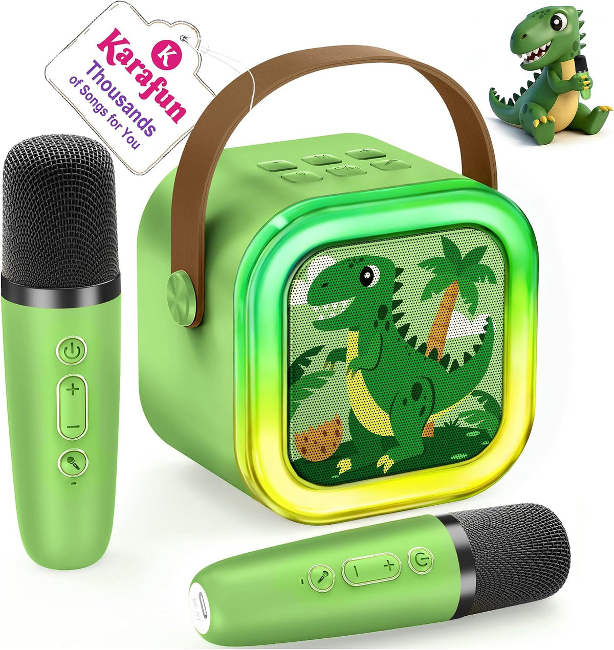 IROO Mini Karaoke Machine for Kids - Limited Edition Dinosaur