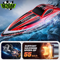 BEZGAR HJ818PRO 16 inch brushless RC boat with LED lights - view 2