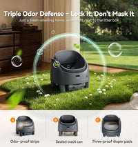 Automatic Litter Box Self Cleaning - Litter Box + 1 Roll Trash Bag - image 4