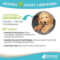 Raw Paws Grain-Free Soft Stick Treats for Dogs & Cats - Chicken Recipe, 6-oz - USA Soft Chicken Dog Treats Grain Free - Sausage Sticks for Dogs, Dog Jerky Sticks - Chewy Jerky