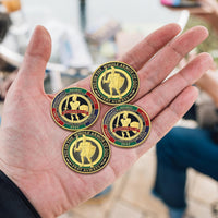 Nosiny 40 Christian challenge coins in gold zinc alloy with double sided print - view 29
