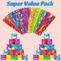 RICEDUO 60 Pcs Slap Bracelets for Kids - image 4