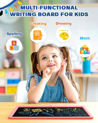 10 Inch LCD Writing Tablet for 3-8 Year Olds - Pink / 15 inch - image 3