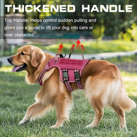 Dog Harness for Large Dogs - Pink / M(Neck:17-23",Chest:22-32"),35-50 lbs - image 2