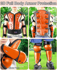 DBaoXiaoMu kids dirt bike gear armor vest suit with chest, back, knee and elbow protection - view 25