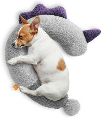 Dog Calming Pillow-Soft Neck Pillow for Dogs - Purlple