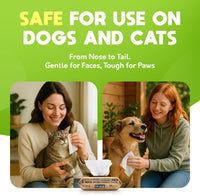 G.A.S Lick-Safe Daily Pet Wipes for Dogs and Cats, Unscented - 1 Count (Pack of 200) / Grooming Wipes - image 3