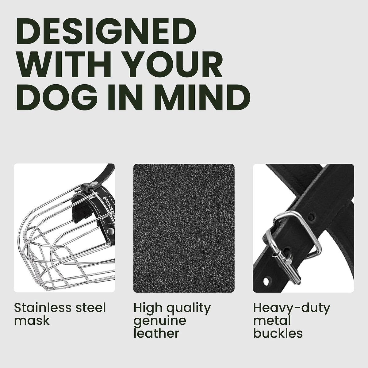 Stainless Steel Wire Basket Dog Muzzle for Husky – Essentials for Dogs - Stainless Steel / Poodle - image 4