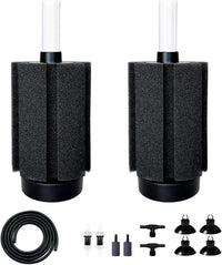 2Pcs Aquarium Sponge Filter - Small(2 Pack)