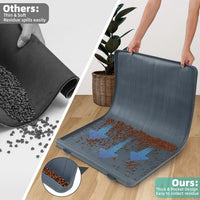 Dog Mat for Food and Water - Dark Grey / 39.4"L x 27"W - image 4