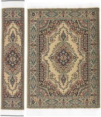 iLAND Dollhouse Rug 1/12 Scale Woven Miniature Carpet 2pcs Fragrance – Fun for Kids & Family - 2pcs Admiration