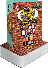 Lyrically Correct 90s and 2000s hip-hop and R&B music trivia card game box and cards - view 7