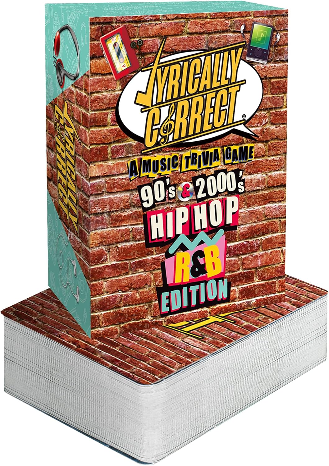 Lyrically Correct 90s and 2000s hip-hop and R&B music trivia card game box and cards - view 7
