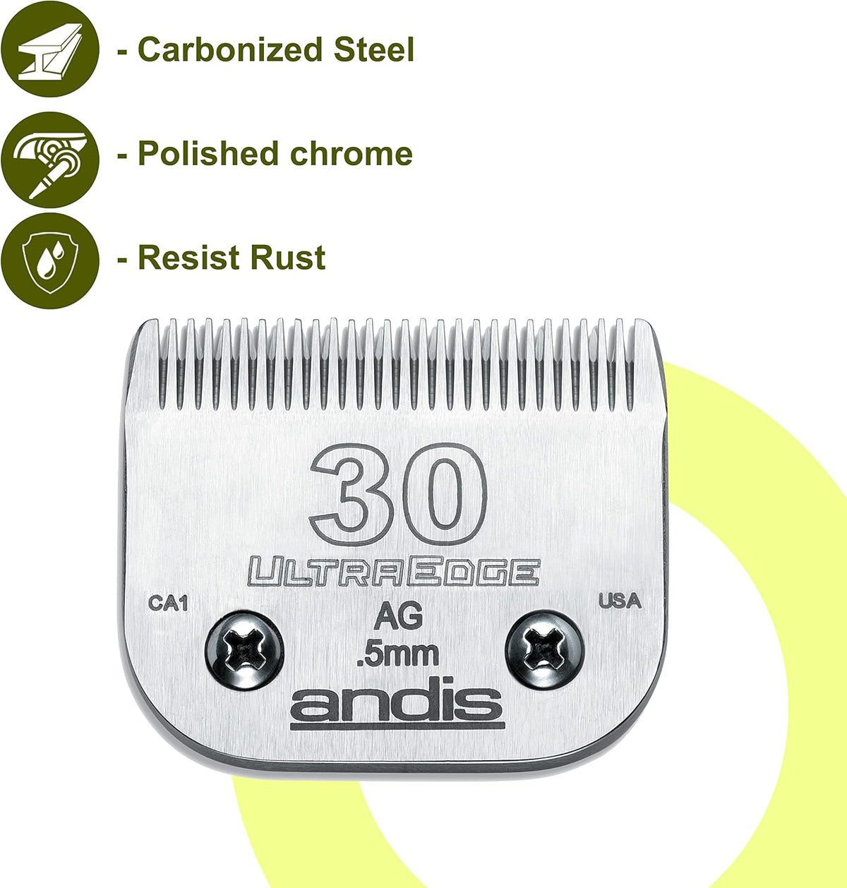Andis, 64071, Ultra Edge Dog Clipper Blade - 30 Blade (Pack of 1) - image 3