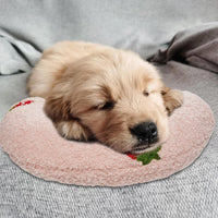 Cat Calming Pillow for Indoor Pet Soft Fluffy Neck Pillow – Essentials for Dogs - Pink / Strawberry - image 4