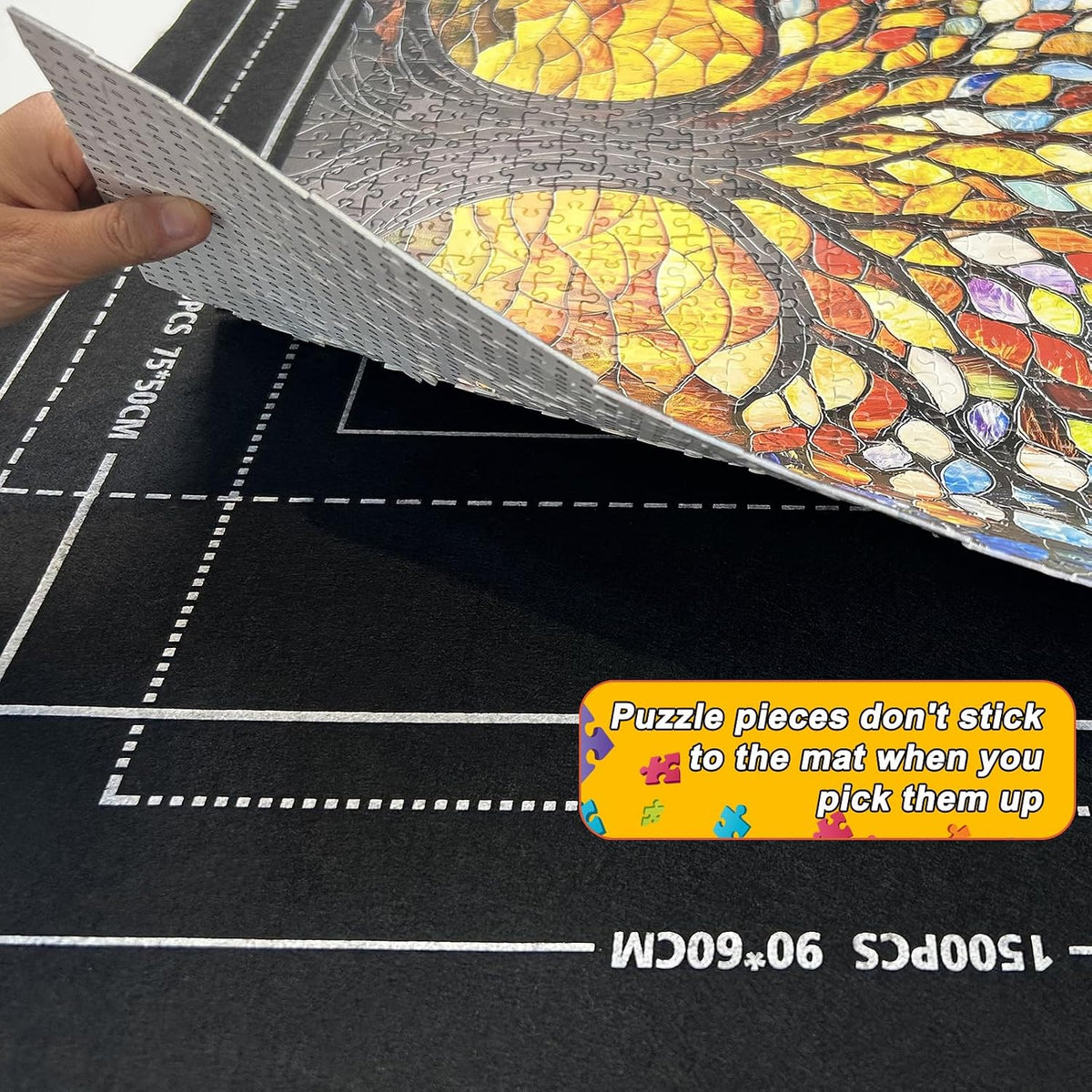 Napzy Puzzle Mat Roll Up 3000pcs - Black, 500-1500pcs - image 4