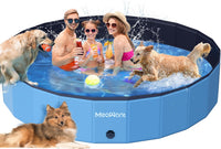 Meowant Extra Large Dog Pool Foldable 97'' - 4XL-87'' × 16''