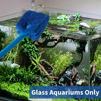 SLSON Aquarium Algae Scraper Double Sided Sponge Brush Cleaner Long - 2 - image 2