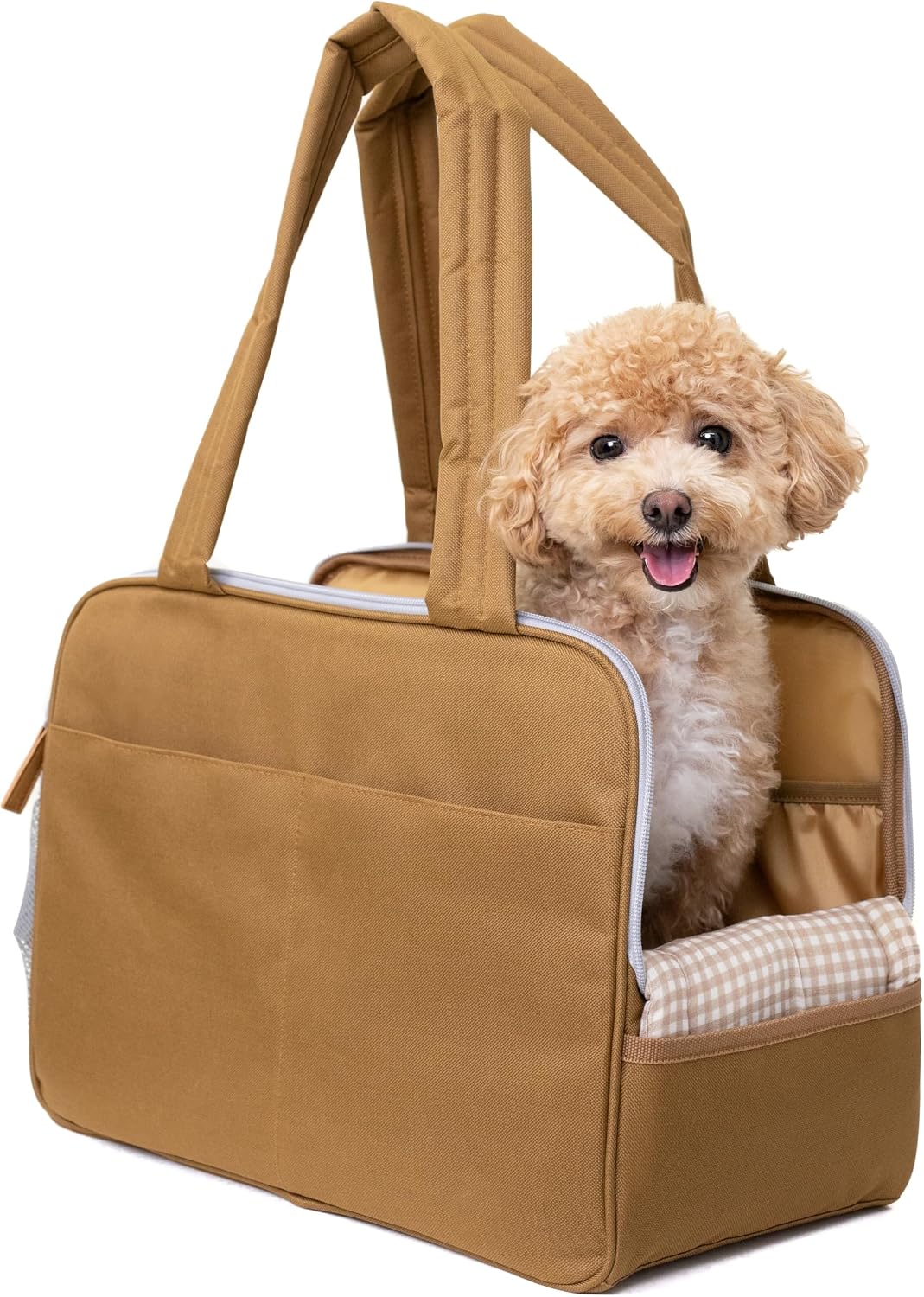 Cute Small Dog Purse Carrier, Cotton Padded Interior