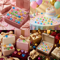 PASEMM 100Pcs Gem Rings Toys for Kids - image 3