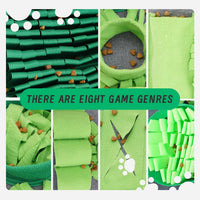 Snuffle mat for Dogs Iteractive Dog Puzzle Toy Used for Training - Green - image 4