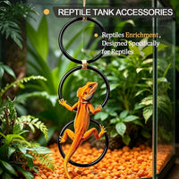 Ball Python Tank Accessory with 1 Pack Snake Climbing Ring for Decor – Essentials for Reptiles And Amphibians - 2 - image 2