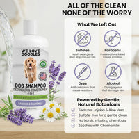 Puppy Shampoo and Conditioner, Tearless Puppy Wash - Dog Shampoo - Lavender - image 3