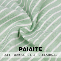 Blue Striped Dog Pajamas: 4-Legged Cotton Stretchable Jumpsuit Pjs - Blue Striped / XL-(20~30lb) | Chest(~21.5") - image 3
