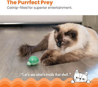 Catstages Wobble Turtle Catnip Diffuser Refillable Cat Toy